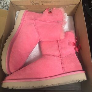 UGG Pink Ankle Boots